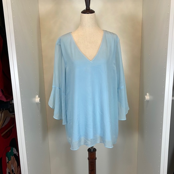 Calvin Klein Tops - Calvin Klein Robins Egg Blue Blouse Size Large